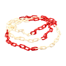 MFK 6668/KB PLASTIC CHAIN RED WHITE 8 MM
